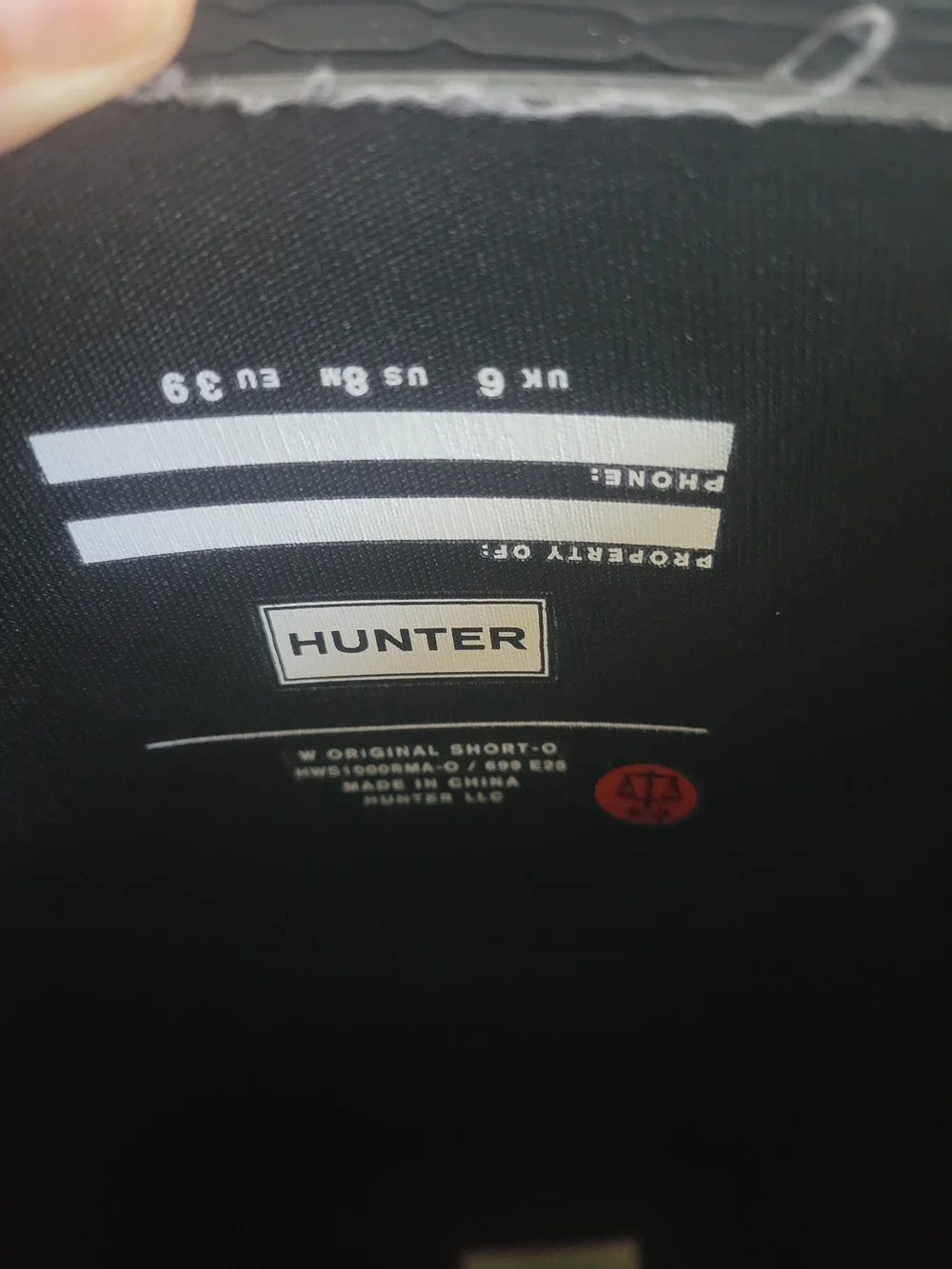 Hunter Matte Black Mid-Calf Rain Boots